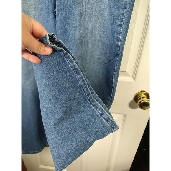 Earl Jeans Woman 16 Flare Medium Denim Casual 5 Pocket Norm Core - Picture 3 of 12